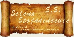 Selena Stojadinčević vizit kartica